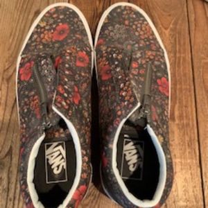 Vans Womens Floral Shoes 10